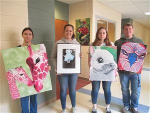 Sarah Walraven, Chase Stanley, Haley Cherkas, Eric Arnott 